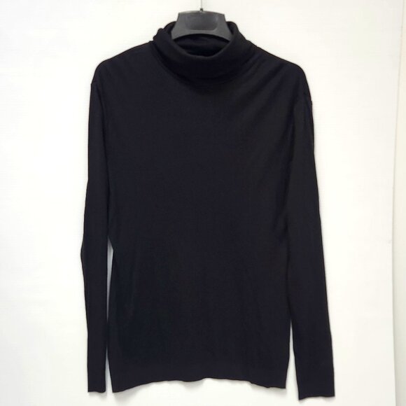 Monari Women's Black Long Sleeved Turtleneck Sweater Size 14 - Picture 1 of 8